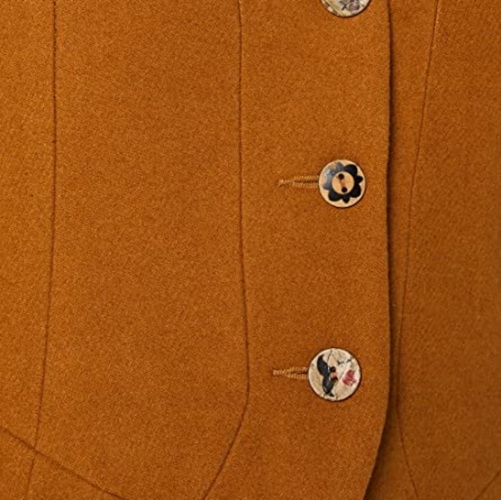 Finishing touches vest in burnt orange - Picture 4 of 16
